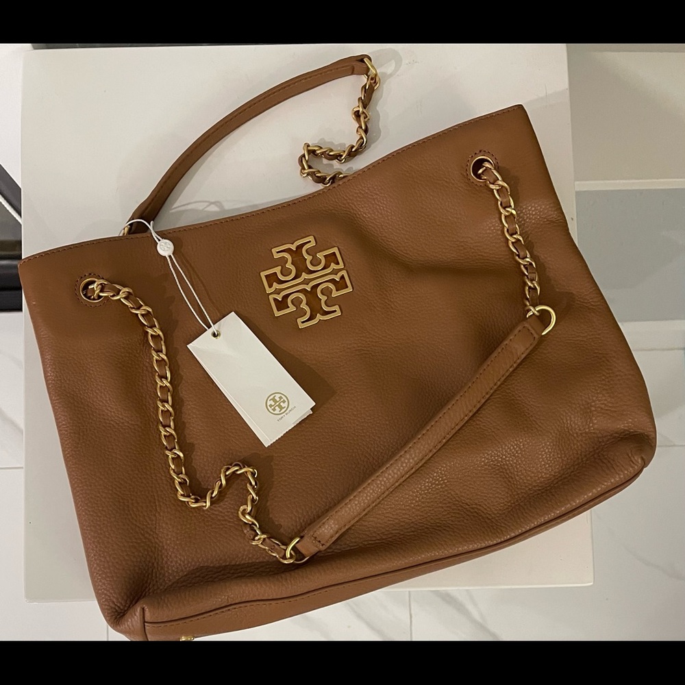 Tory Burch Leather Camel Color Satchel